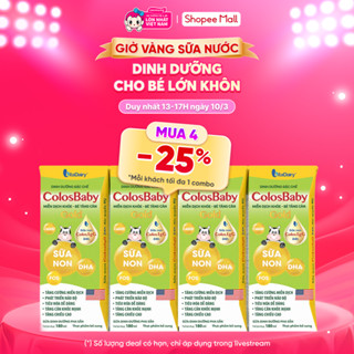 Sữa Colosbaby Gold 180ml (Lốc 4 hộp)