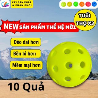 Bóng Tập PICKLEBALL, 40 Lỗ, Peacock Sport