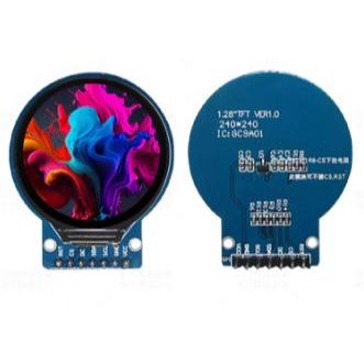 Màn Hình LCD TFT Tròn 1.28 Inch GC9A01 240x240 Giao Tiếp SPI – Module Màn Hình Màu Tròn Cho Arduino 