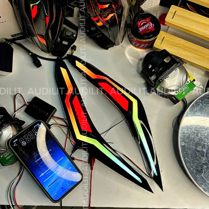 Demi Vario 18-25 mẫu BASIC phôi đi LED sẵn A8 pro Chỉnh App BẢO HÀNH 8 THÁNG