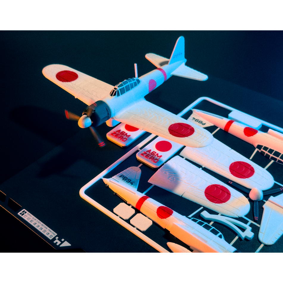 Mô Hình Máy Bay Chiến Đấu A6M Zero Nhật Bản – Đồ Chơi Trưng Bày Lịch Sử Thế Chiến 2