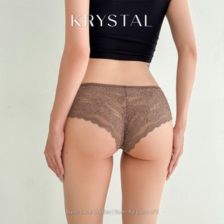 KRYSTAL Q006 Quần Lót Ren Basic Dáng Quần Lót Truyền Thống Dễ Mặc Hằng Ngày Hạn Chế Viền May Không Hằn Da