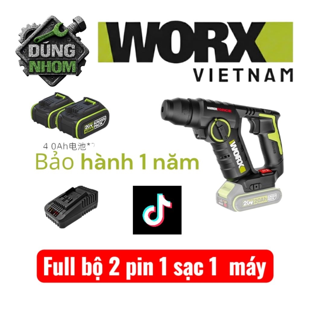 Máy Khoan bê tông worx WU 380s
