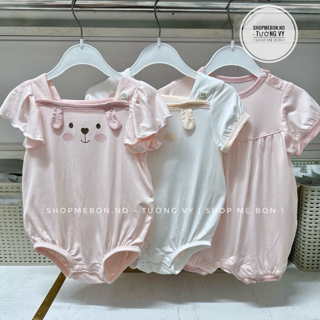 [ Lil - Little Love ] Bộ liền thân - Body Lil cộc tay cho bé trai bé gái