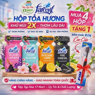 Hộp Tỏa Hương Thơm Farcent 300ml Khử Mùi Phòng,Nhà Vệ Sinh – Hương Lavender, Chanh, Hoa Anh Đào Thơm Lâu