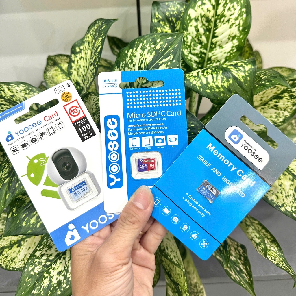 Thẻ Nhớ Yoosee Pro 128G - 64GB - 32GB chuẩn U3 tốc độ cao, Chính hãng Chuyên Dụng Lắp Camera Yoosee