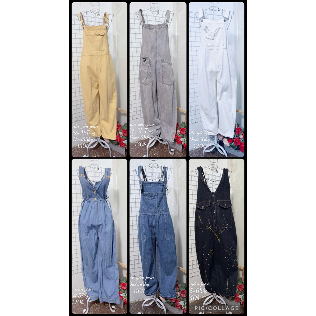 Quần yếm Jean 1