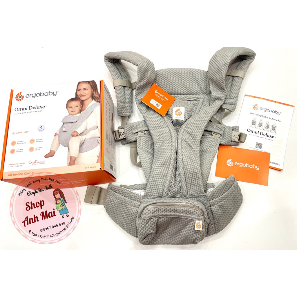 Ergobaby Omni Deluxe – Pearl_Grey