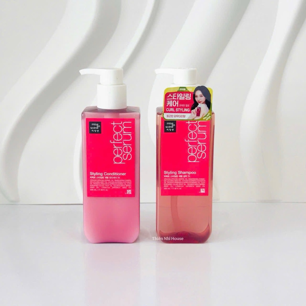 Bộ Đôi Gội Xả Mise En Scene Perfect Serum Stylinh