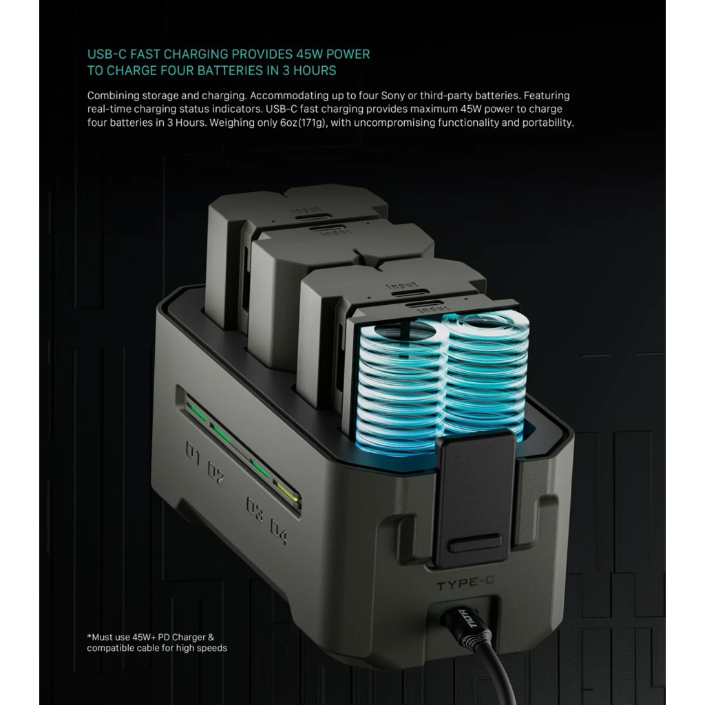 Tilta Portable Charging Station – Bộ sạc di động EN-EL15c For Nikon