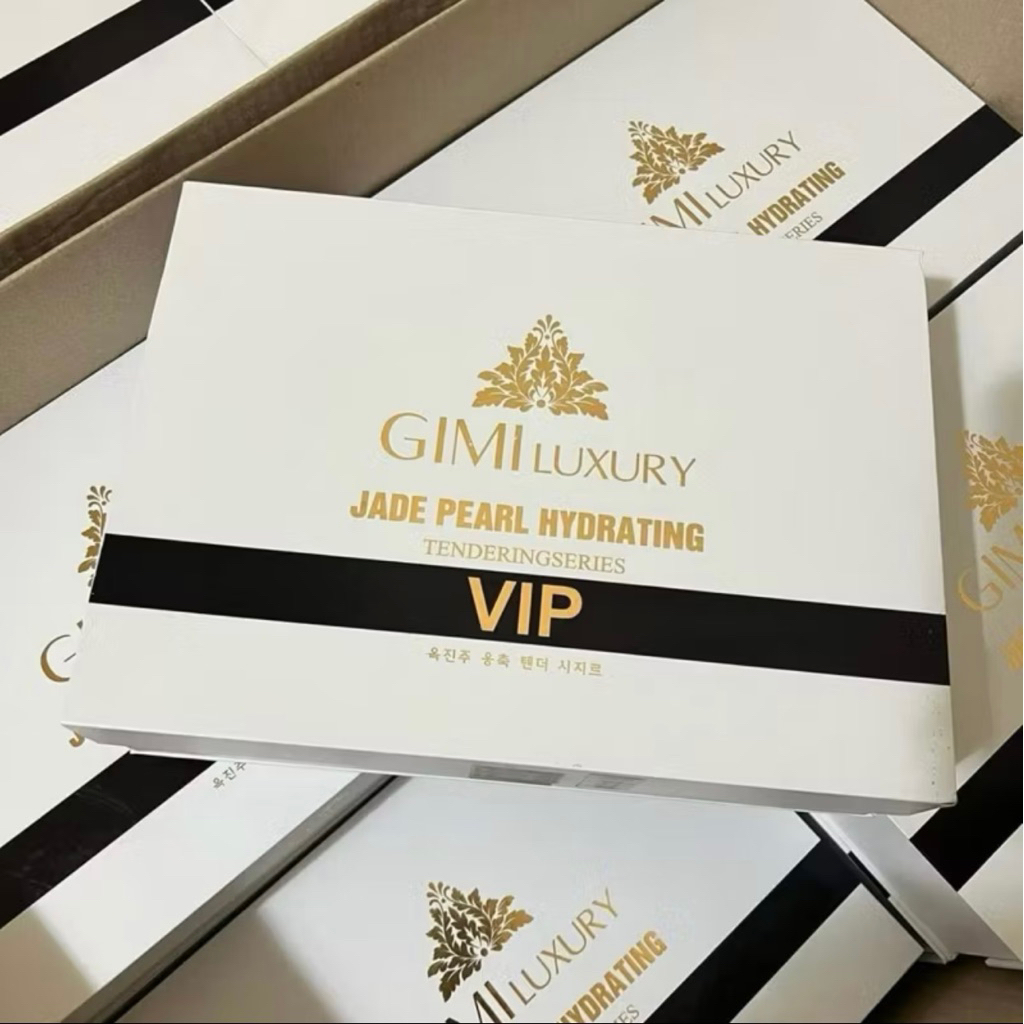 Bộ Kem Gimi Luxury Vip Vỏ Trắng ( Full 4 team , Dập Logo Chống Nhái )