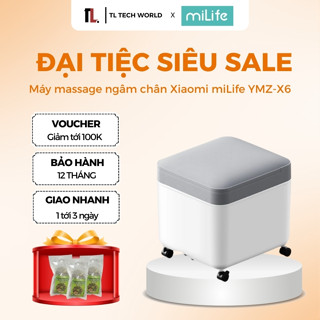 Máy Massage Ngâm Chân Xiaomi miLife YMZ-X6 -Chườm Nóng Và Khử trùng UV - BH 12 Tháng - TL Tech World