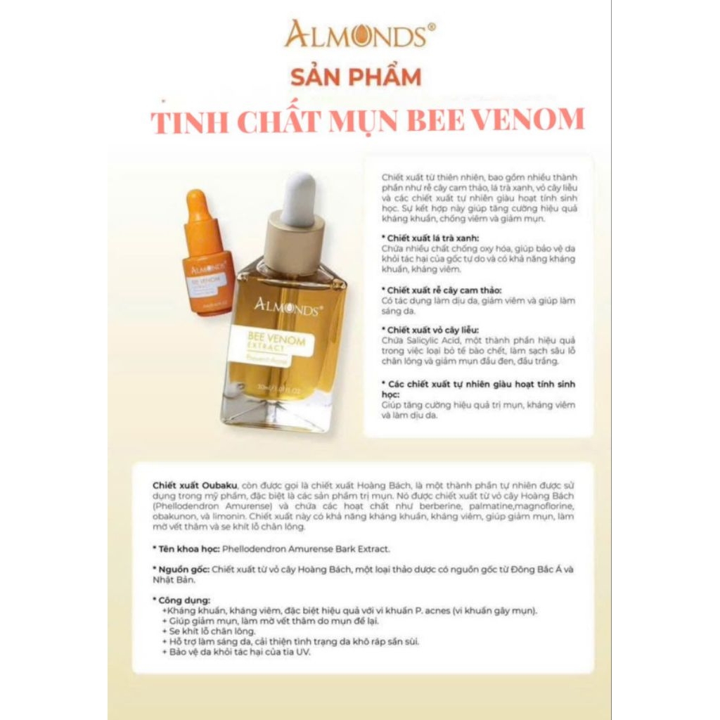 DƯỠNG NỌC ÔNG LỚN CHÍNH HÃNG ALMONDS