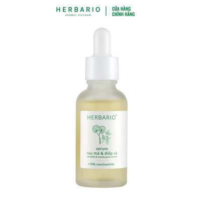 Serum Rau má & Diếp cá Herbario 30ml - Thuần chay