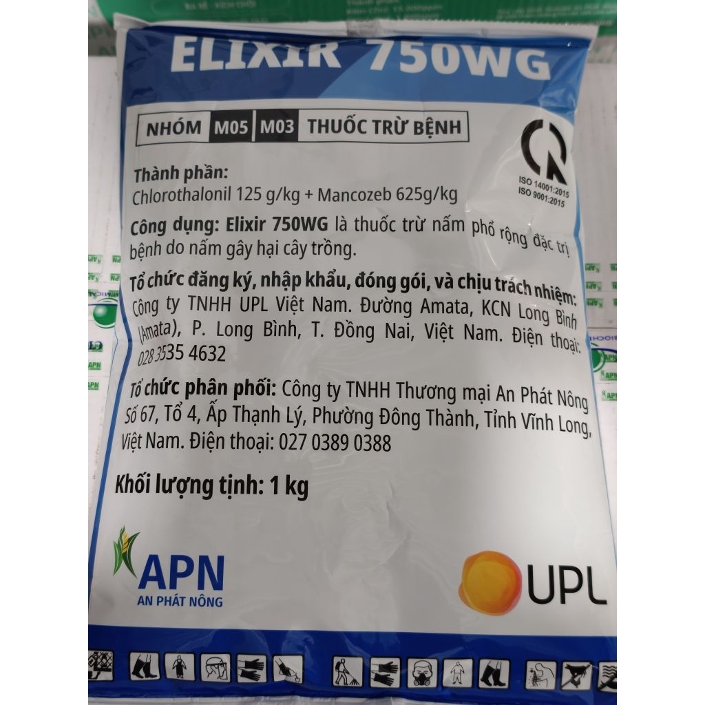 ELIXIR 750WG AN PHÁT NÔNG TÚI 1KG - NGỪA THÁN THƯ...