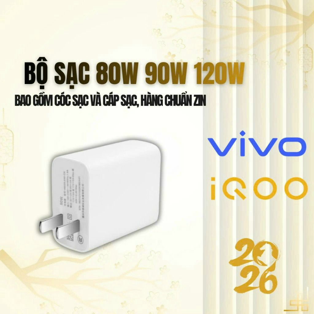 BỘ SẠC ZIN 80W 90W 120W CHO VIVO/IQOO