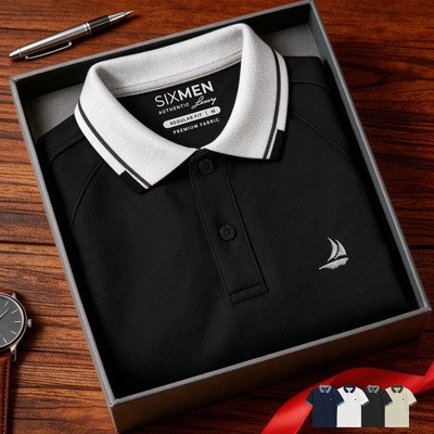 Áo Polo Nam SIXMEN Polo Haven Cổ Bẻ Tay Ngắn Vải Cá Sấu FeelMax Premium Cao Cấp Co Giãn Thoáng Mát