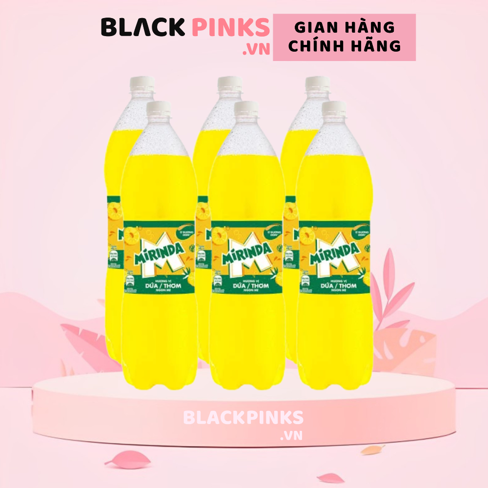 Thùng 12 chai nước ngọt Mirinda dứa 1.5L (Hỏa tốc)
