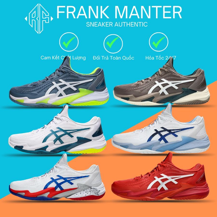 [ Chính Hãng ] Giày Tennis,Pickleball Gel Novak F.F3 Nam Nữ Hottrend Full Box