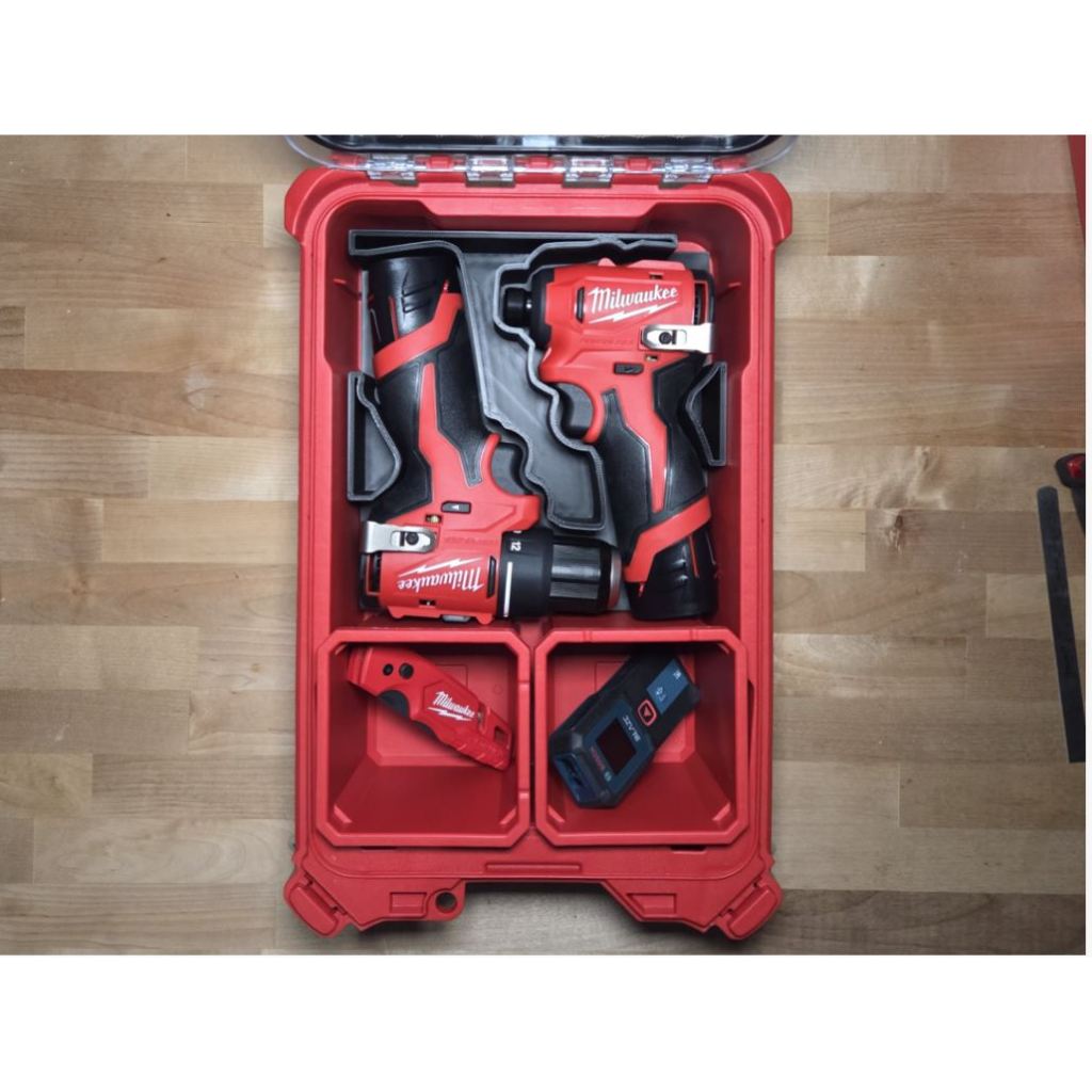 Khay đựng dụng cụ Milwaukee M12  Packout dành cho súng cỡ nhỏ M12