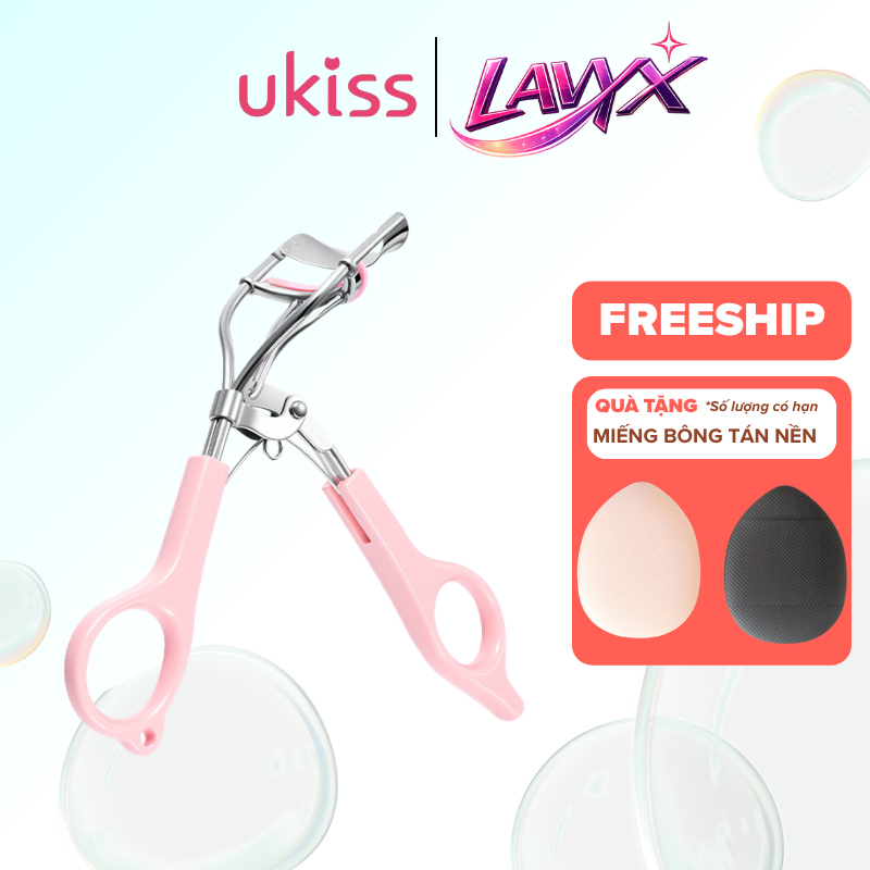 UKISS Kẹp lông mi UKISS Dụng Cụ Uốn Lông Mi Kèm Đệm Thay Thế Tiện Dụng