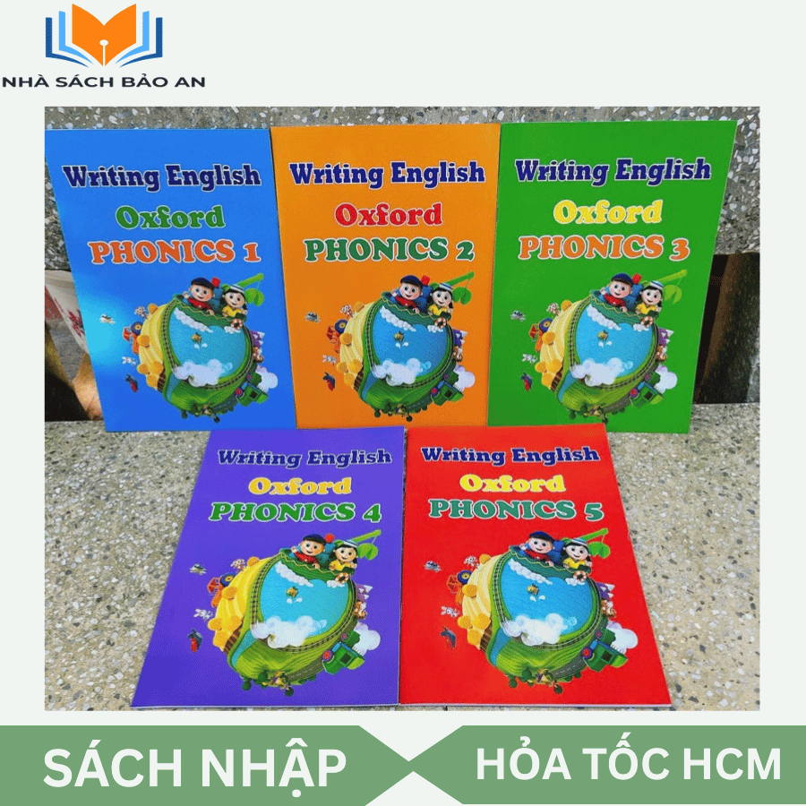 SÁCH LUYỆN VIẾT OXFORD PHONICS WORLD - BỘ 5 QUYỂN