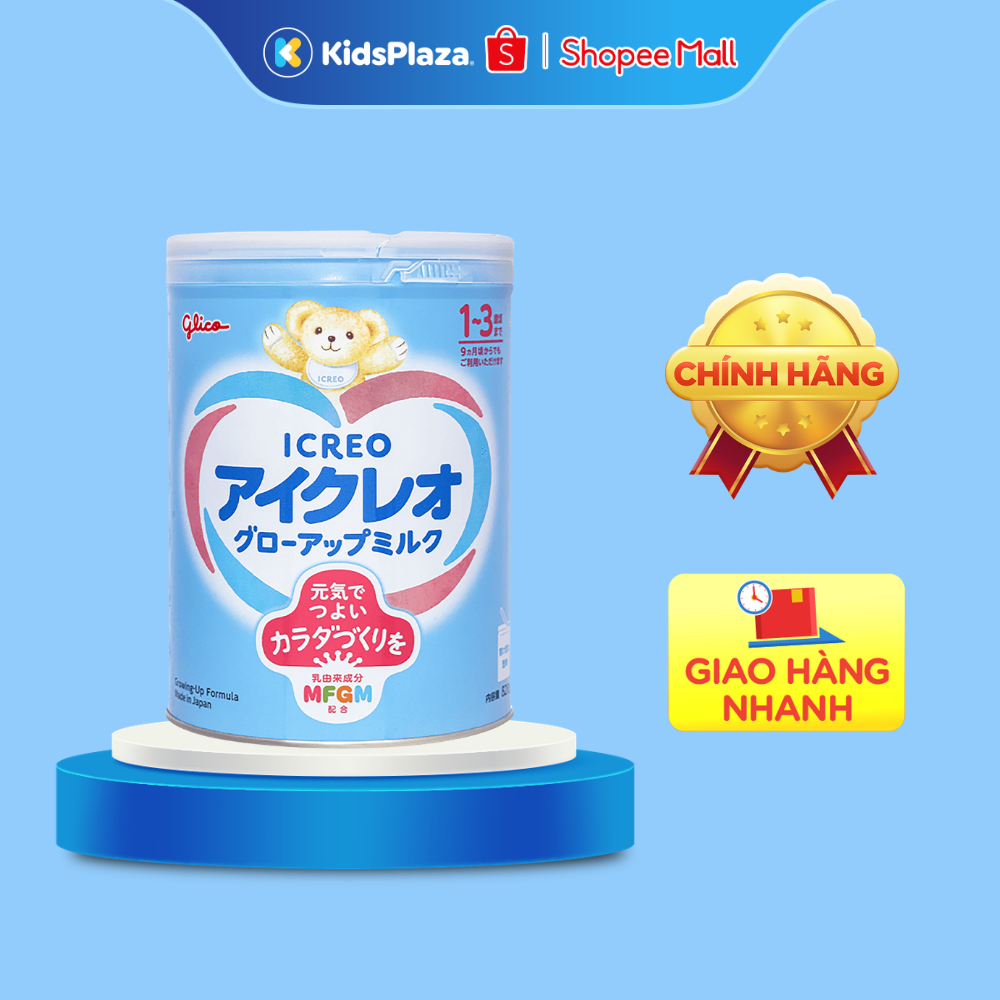 Glico Icreo Grow-up Milk số 1 820g nội địa Nhật cho bé từ 1-3 tuổi