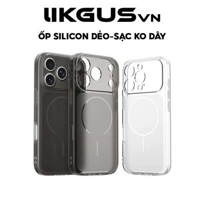 Ốp Lưng Nhám Mờ Silicon Dày 2MM Chính Hãng BIG Dùng Cho Iphone 12 Đến 17Promax-Dễ Tháo Lắp-Chống Sốc