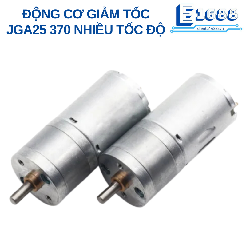 Động cơ giảm tốc JGA25 370, 6/12/24V nhiều tốc độ