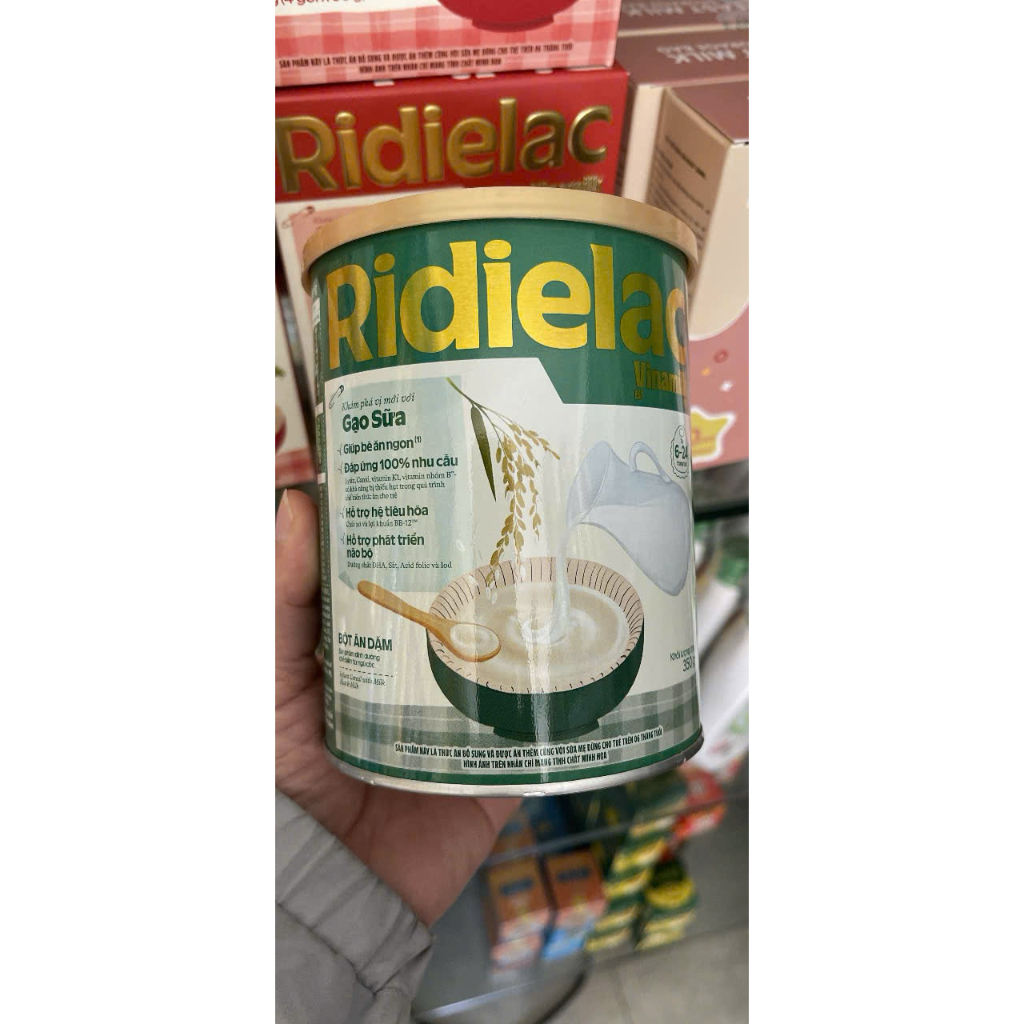 MẪU MỚI / Bột ăn dặm Gạo sữa Vinamilk loại 350g.