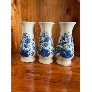 Bình bông, bình hoa xanh cao 13cm (5CÁI)
