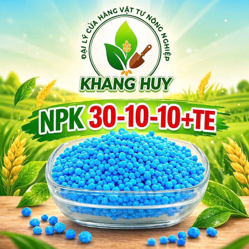 Phân bón NPK 30-10-10 +TE ( Loại 1kg )