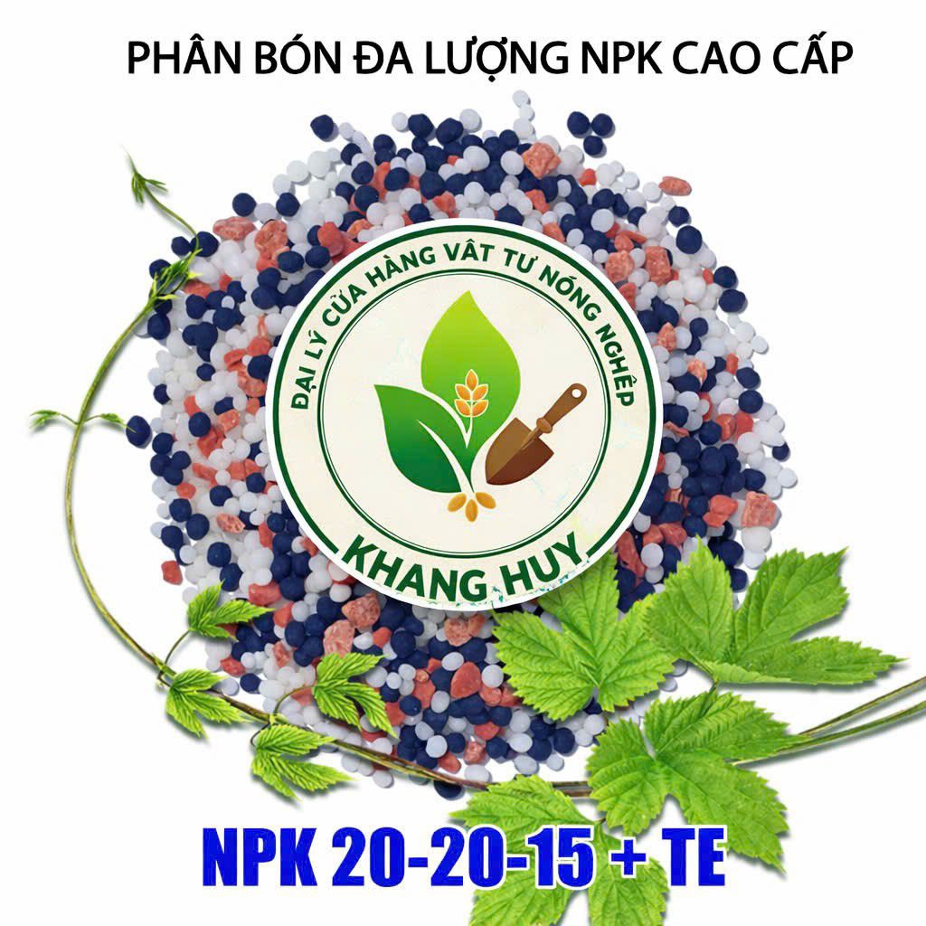 Phân bón NPK 20-20-15 + TE ( Loại 1kg )