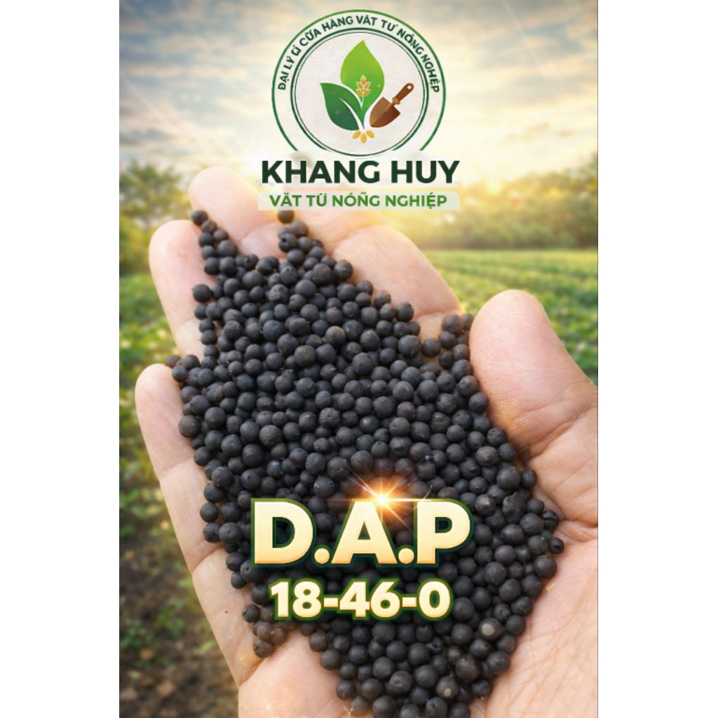 🌱 PHÂN BÓN D.A.P 18-46-0 – HẠT ĐEN CAO CẤP (Loại 1kg)