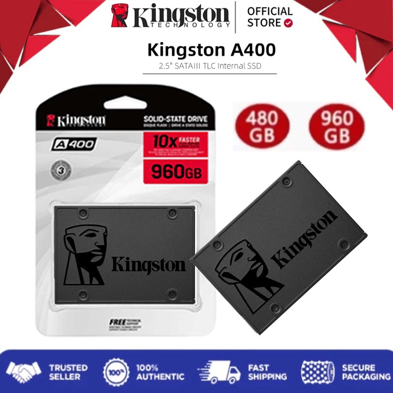 Kingston A400 SSD 480GB/960GB SATA 3 Internal Solid State Drive Hàng chính hãng Bảo hành 5 năm