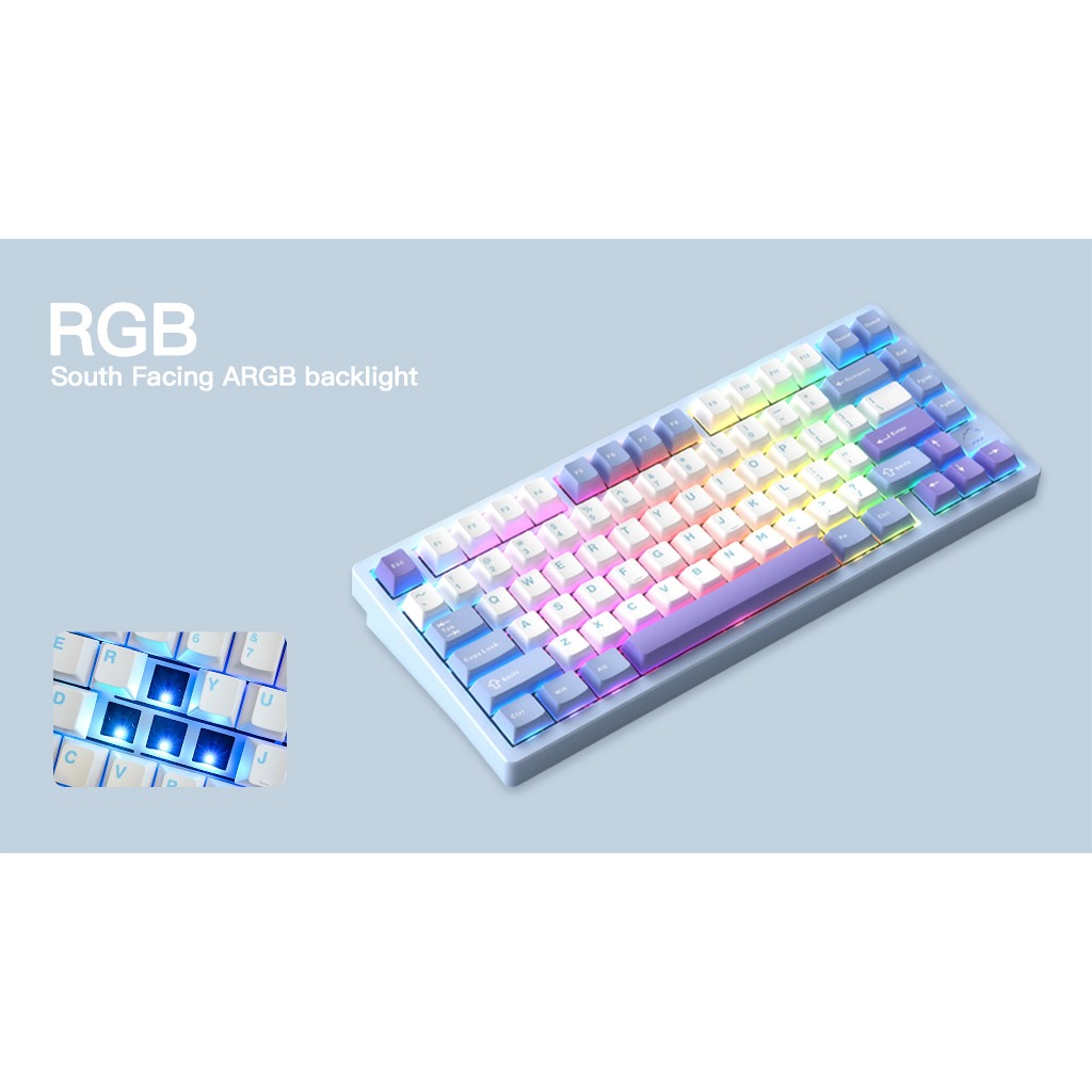 ( HÀNG SẴN ) - Bàn phím cơ WOBKEY RAINY75 - Layout 75%, Case Nhôm, Led RGB - UNI OFFICIAL STORE | BigBuy360 - bigbuy360.vn