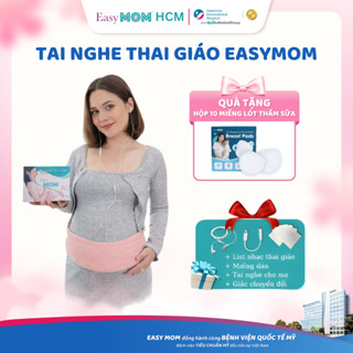[HỎA TỐC HCM]Tai nghe thai giáo cho bà bầu Easy MOM kết nối dễ dàng thiết kế ôm bụng âm thanh êm dịu cho thai nhi