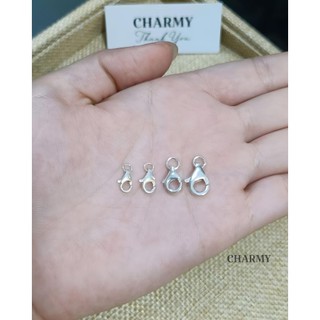 Khóa càng cua KBA210, Bạc 925 - Phụ kiện trang sức làm vòng tay, vòng cổ DIY - Charmy