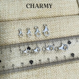 Khóa càng cua KBA210, Bạc 925 - Phụ kiện trang sức làm vòng tay, vòng cổ DIY - Charmy