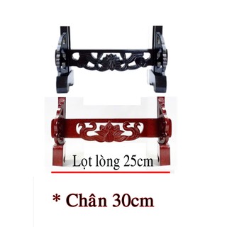 Chân,giá để khung hình thờ. Bề ngang khung hình bao nhiêu cm cộng thêm 5cm  ra số chân ,giá cần đặt