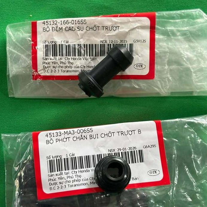 Cao su chắn Bụi heo dầu ngắn Mã 45133-MA3-006SS, dài Mã 45132-166-016SS xe Future neo, fu x, fu 2