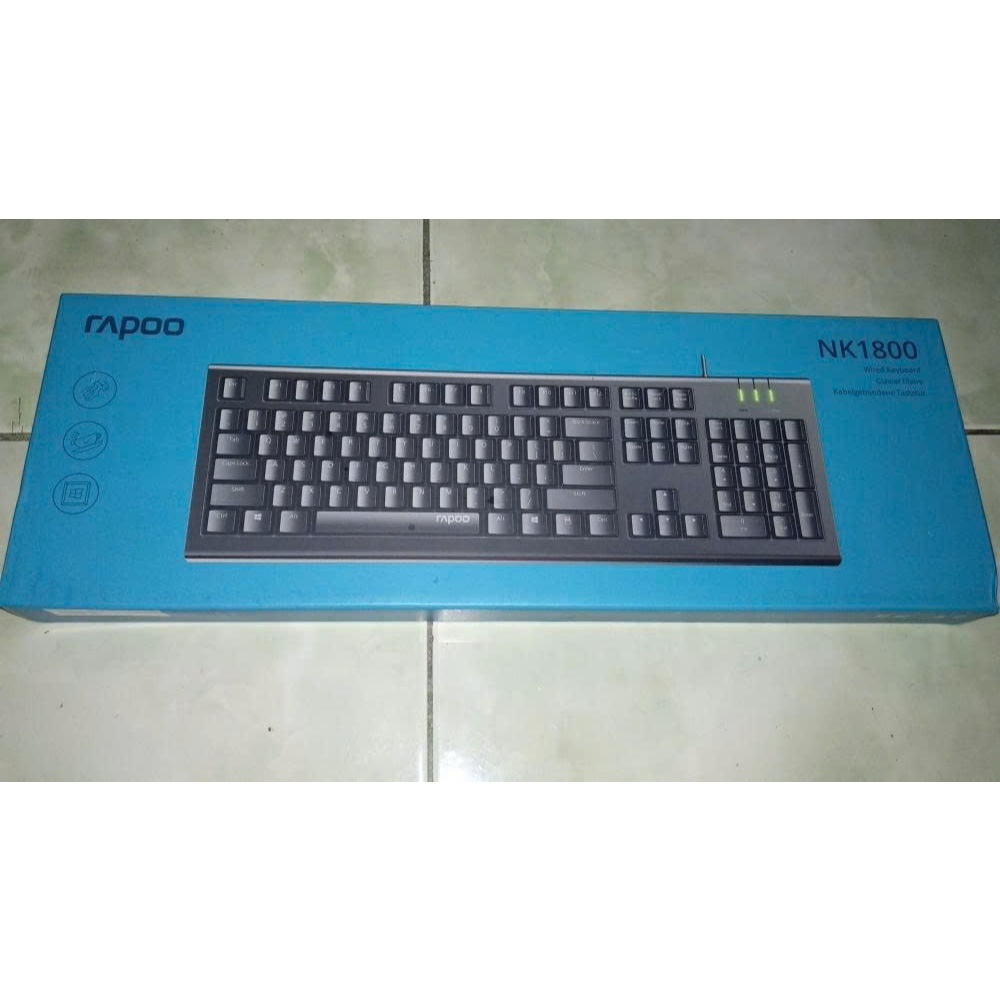 Bàn phím có dây Rapoo NK1800 cổng USB