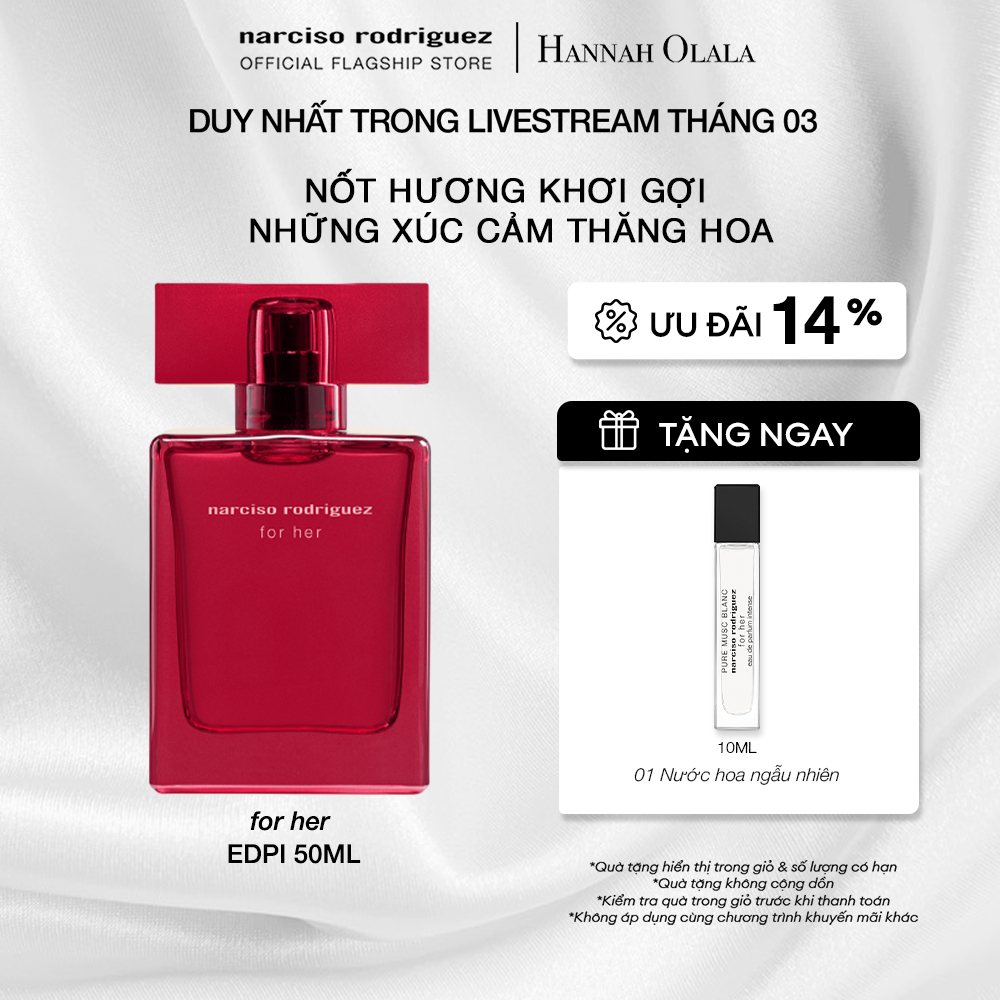 [HANNAH] Nước Hoa nữ Narciso Rodriguez For Her EDP Intense 50ml