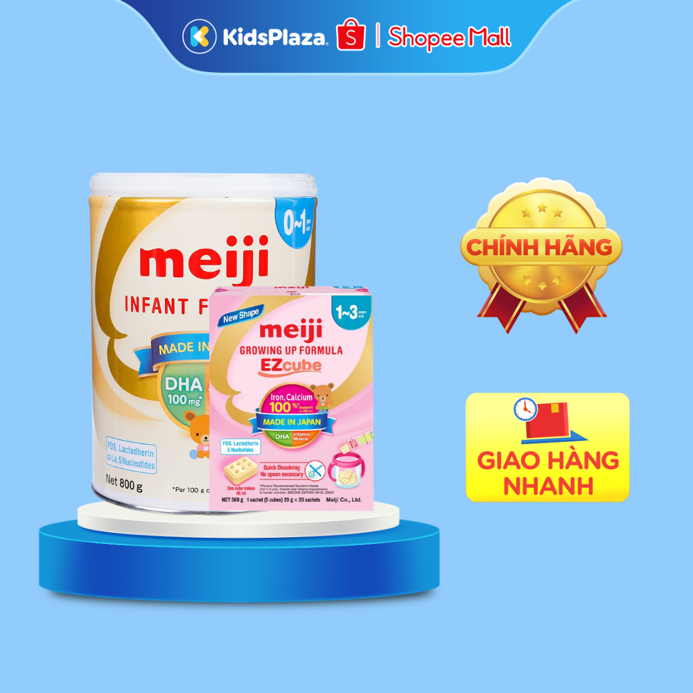 Sữa Meiji Nhập Khẩu dạng lon 800g/ dạng thanh cho bé