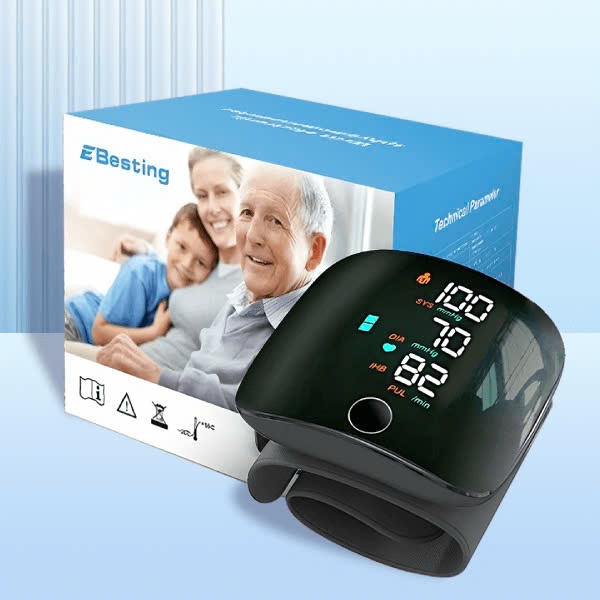 Máy Đo Huyết Áp Nhật Bản Giọng Nói Tiếng Việt - Máy Đo Huyết Áp Cổ Tay Độ Chính Xác Cao BH 1 Năm