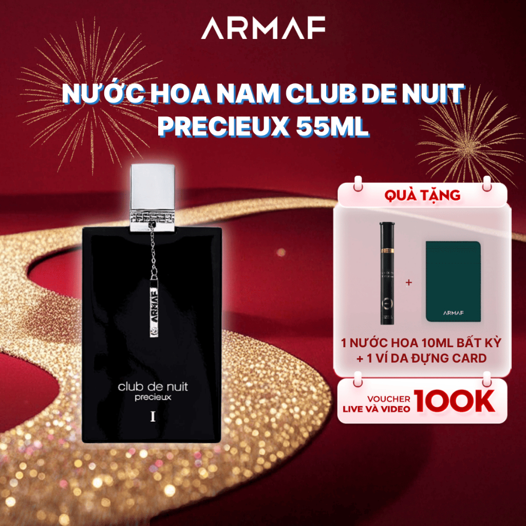Nước hoa nam Armaf CLUB DE NUIT PRECIEUX 1 EXTRAIT DE PARFUM EDP 55ML