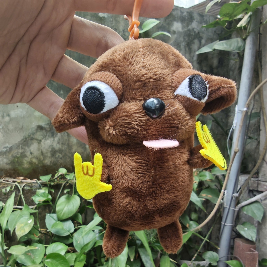 Đồ Chơi Móc Khóa Chó Chihuahua Mắt To, Gấu Bông Chó Chihuahua Quà Tặng Cho Trẻ