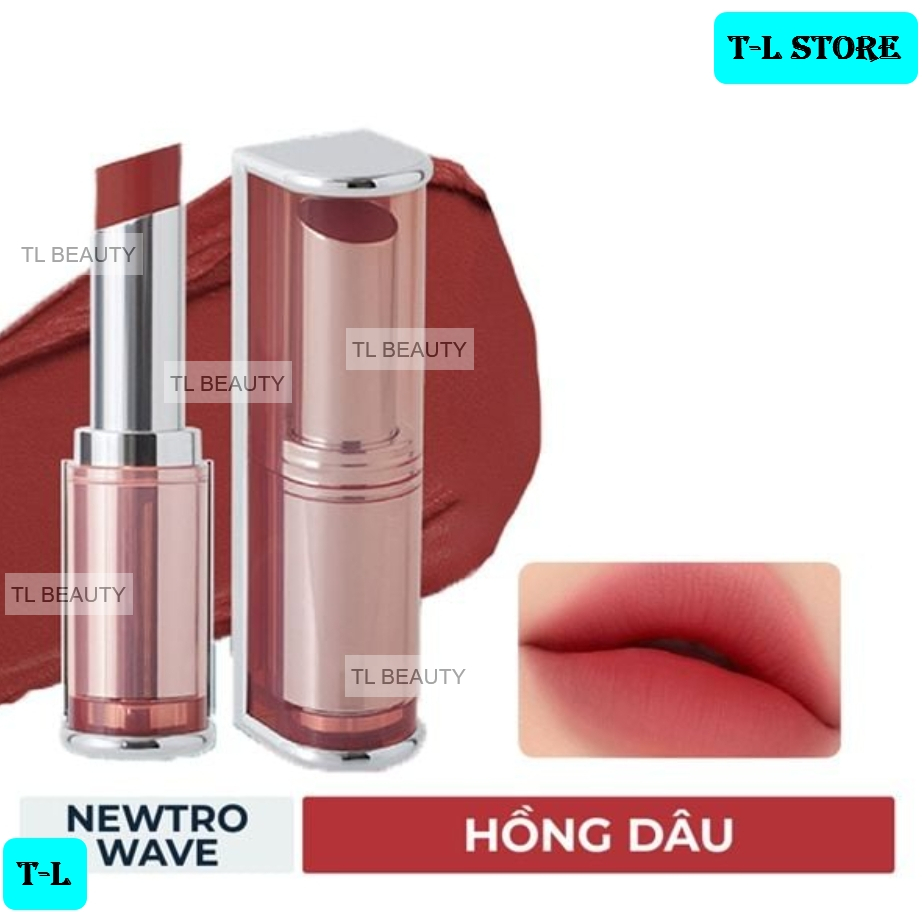 [VAT + TEM PHỤ] 3CE Blur Matte Lipstick #Newtro Wave - Son thỏi 3CE Hàn Quốc Màu Hồng Dâu