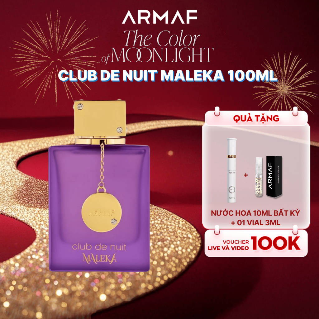 Nước Hoa Nữ ARMAF Club De Nuit Maleka 105ml - Nước Hoa Nữ Sang Trọng & Quyến Rũ - Hương Hoa Cỏ - Trái Cây EDP | BigBuy360 - bigbuy360.vn