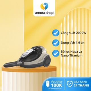 Máy hút bụi Hitachi CV-SF20V 24CV LBR - Dung tích chứa bụi 1.6 L - 2 đầu hút - Bảo hành 24 tháng